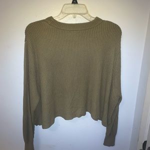 Forest green sweater